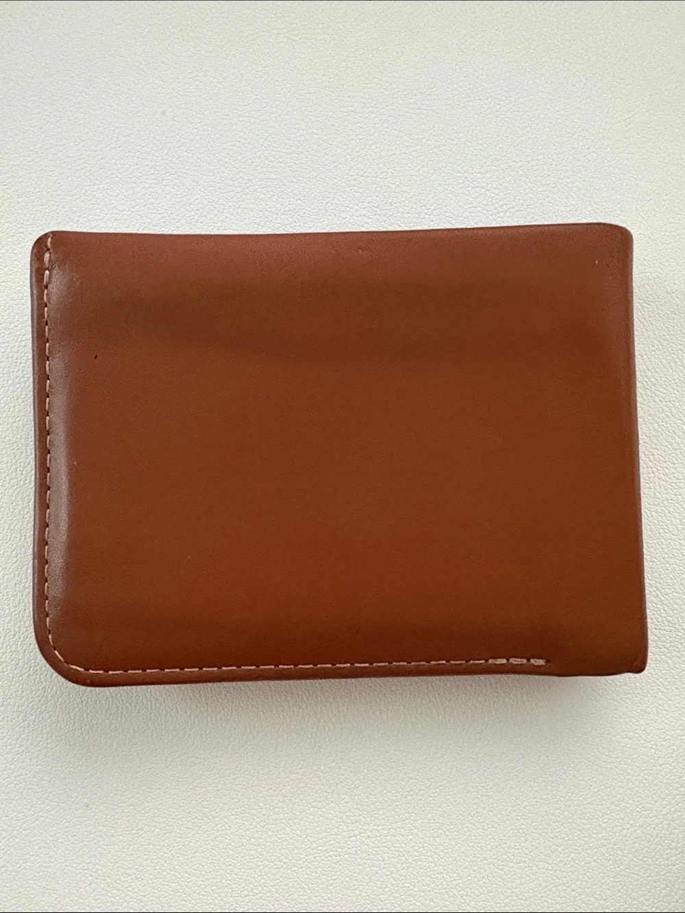 Bellroy Brown Leather Bi-Fold Wallet with Owl Logo